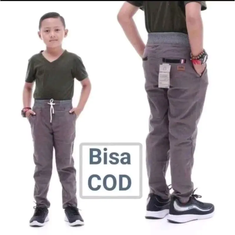 Paket Murah Isi 2 Celana Panjang Anak Laki-laki Chinos Premium Bisa COD Fashion