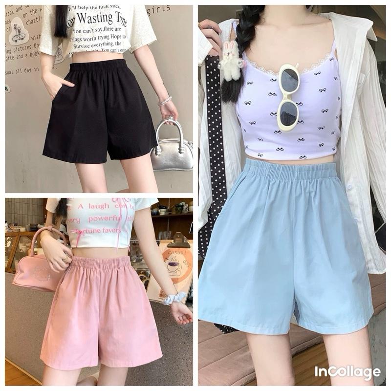 Mầu Mới Combo 3 Quần Short Nữ 99k . Chất liệu Vải Đũi Gân Mây Loại 1 Mặc Siêu Thoáng Mát Women Dress
