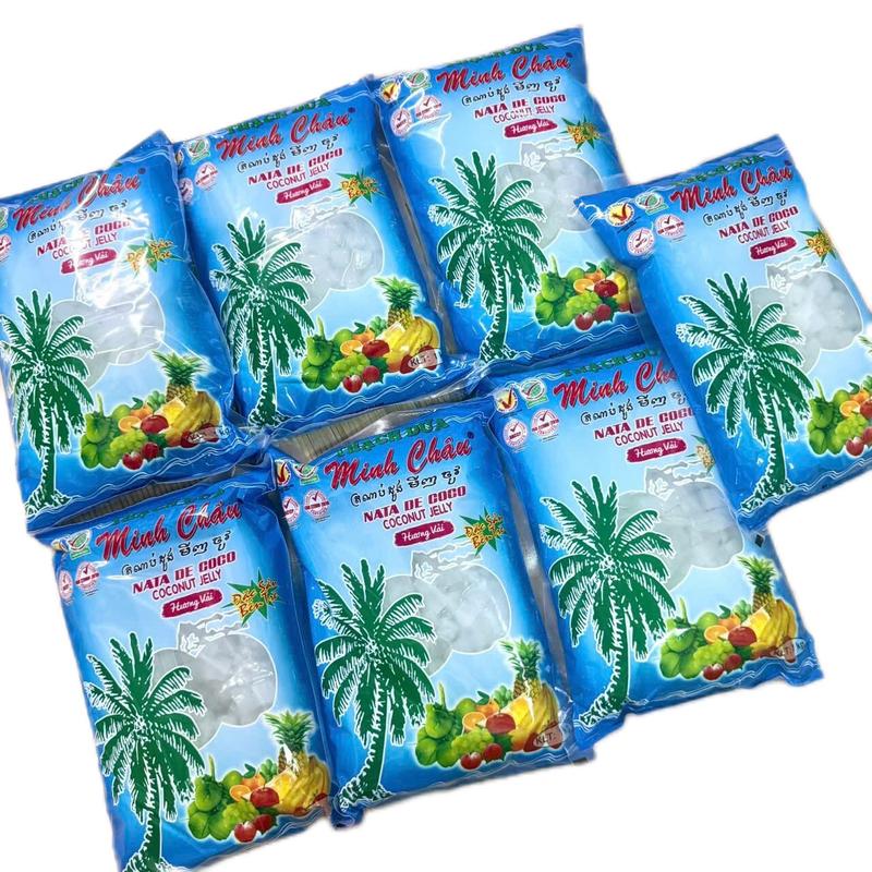 [VỊ QUÊ HƯƠNG 71]- Combo 7kg Thạch dừa Minh Châu (mỗi túi 1kg) - Ăn Vặt Snack topping đồ uống 0