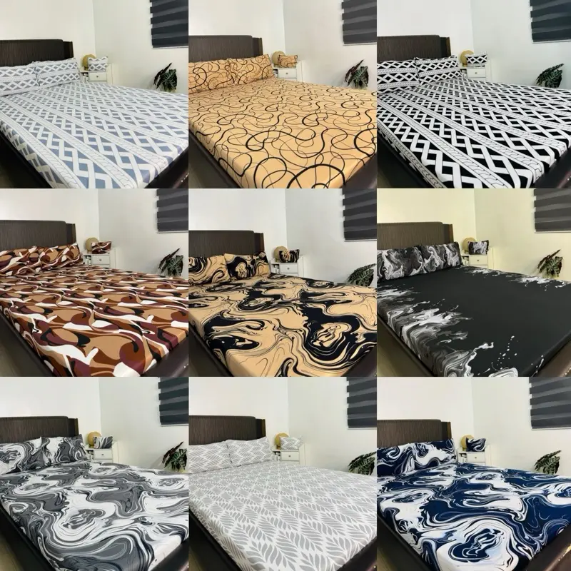 14 NEW DESIGNS! NO LUKOT NO GUSOT 3in1 (bedsheet with 2 pillowcase) plus FREE POUCH