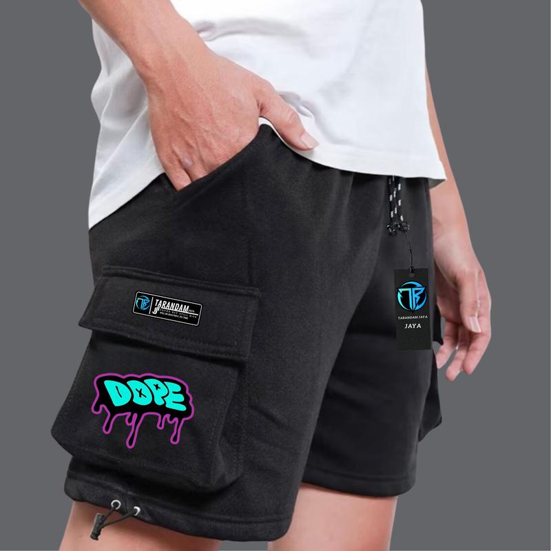 New 2025 Celana Pendek Cargo Pria Keren Motif Grafiti Terbaru Short Pants Kargo Hitam Banyak Motif Size M-L-XL-XXL 6