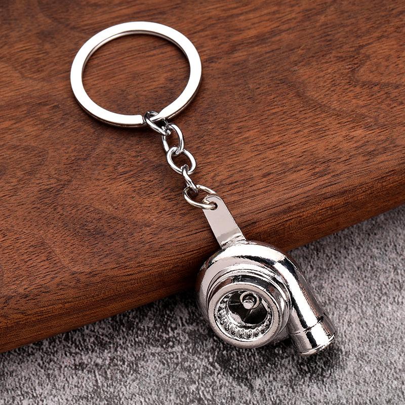 Móc Chìa Khóa Xe Hơi Sáng Tạo, Thời Trang Mới, Mặt Dây Chuyền Kim Loại Turbo, Bán Buôn Móc Khoá Móc Chìa Khoá Women Nhung 7