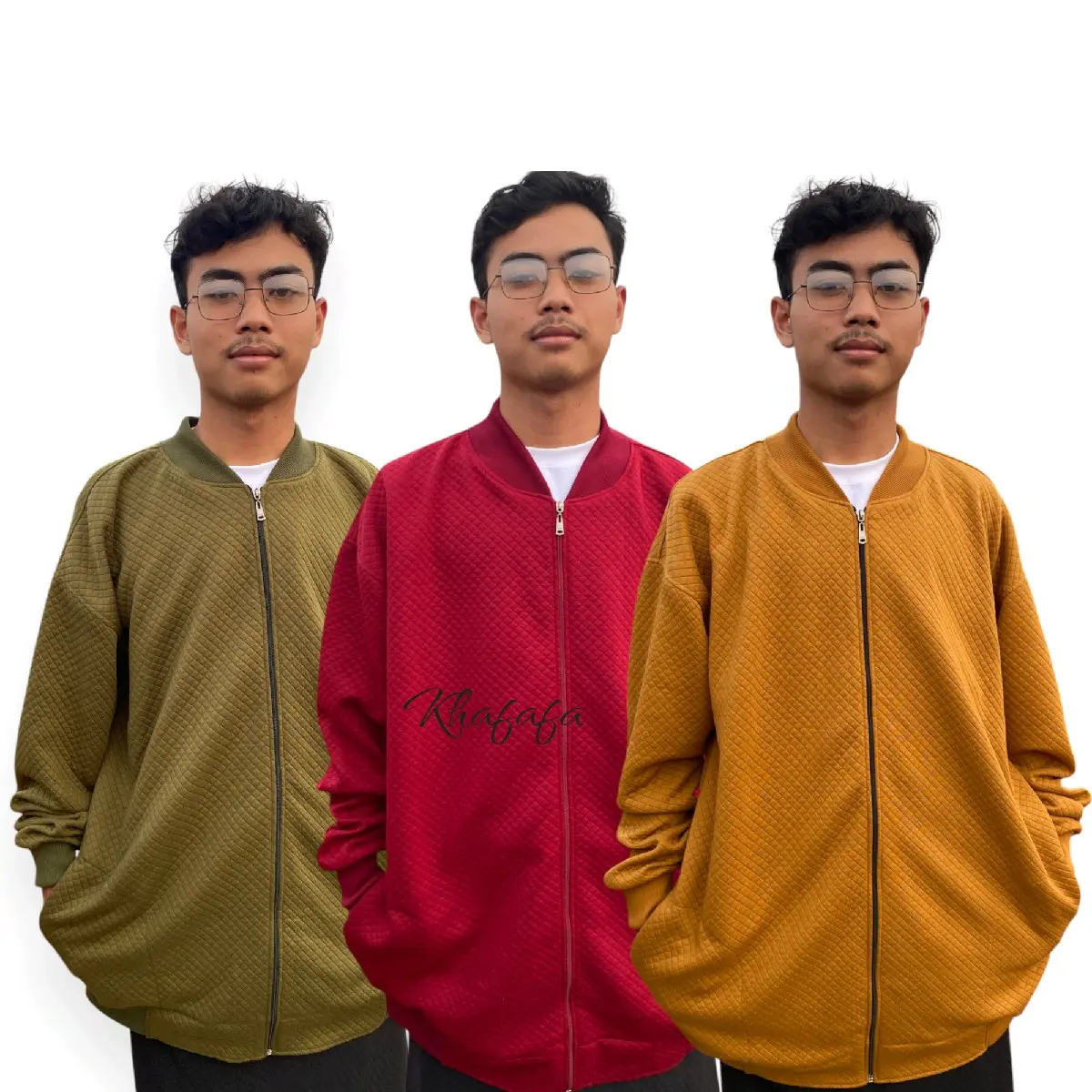 Jaket Comfy Jumbo Bahan Cooton Diamond Knite Grm//280 Laki-laki Perempuan 2XL-6XL -