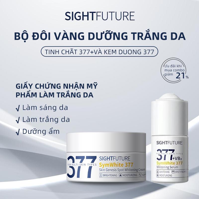 SIGHTFUTURE Combo Serum + Kem Dưỡng trắng da 377 Sighfuture