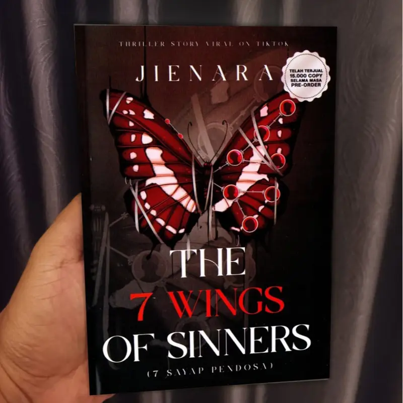 Novel 7 Sayap Pendosa The 7 Wings Of Sinners by Jienara // Kertas Kuning Bookpaper 1