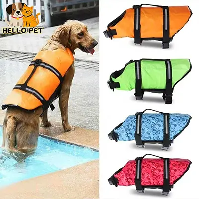 2025 NEW Dog Life Jacket Vests Outdoor Pet Dog Cloth Float Puppy Rescue Swimming Wear Safety Clothes Vest Life Vest For Dogs