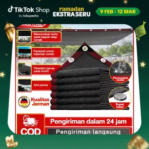 Paranet Anti UV 90% - Jaring Teduh Matahari Serbaguna untuk Taman, Parkir Motor & Mobil, Outdoor SunShade Net Pelindung Panas