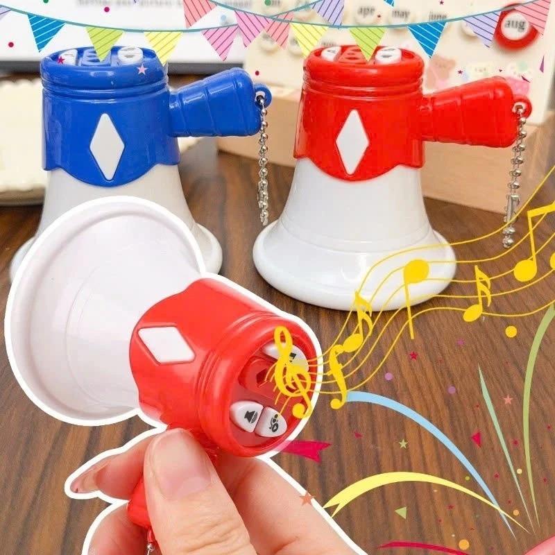 Móc khóa loa phóng thanh kèm pin ghi âm phát nhạc đồ chơi vui nhộn làm quà tặng 6