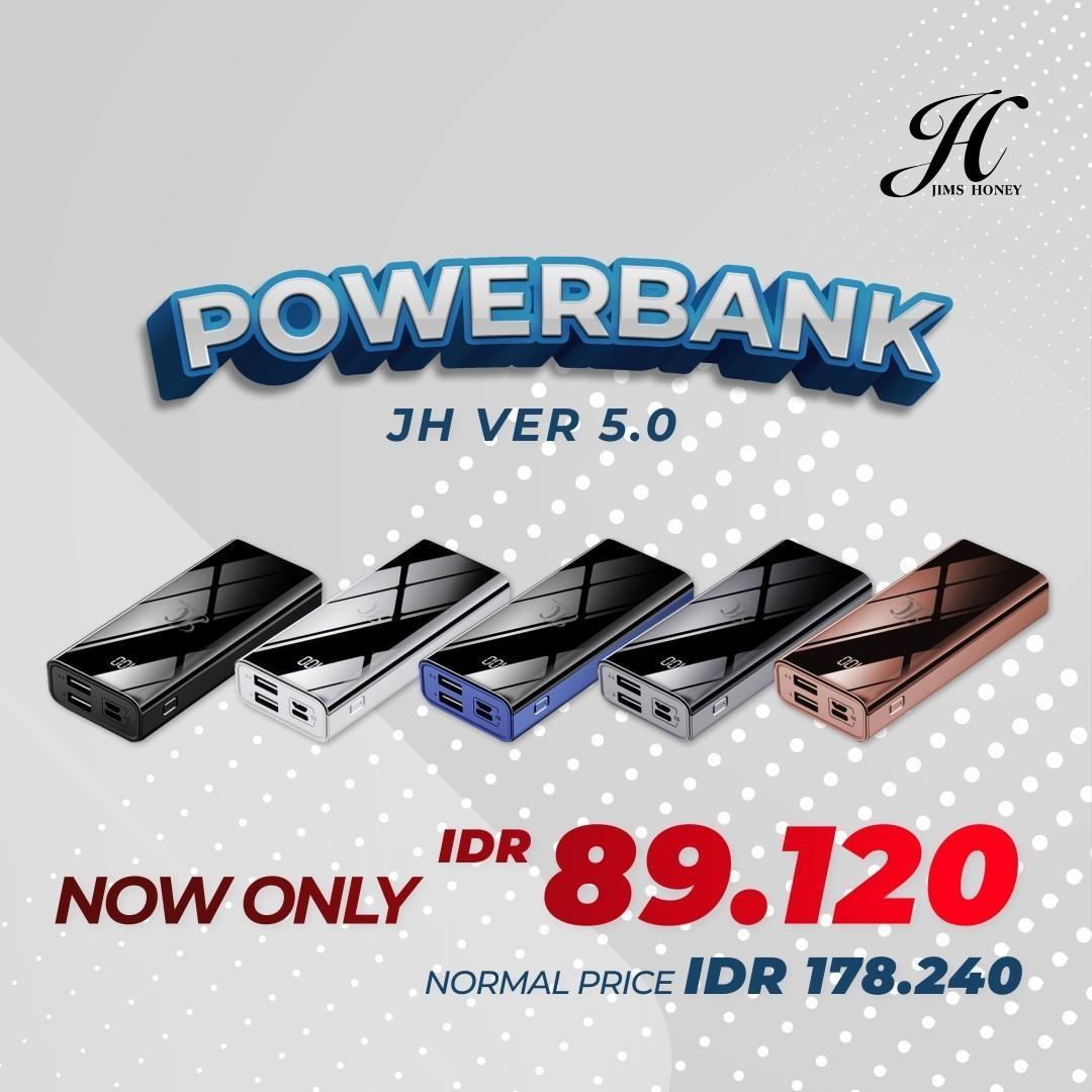 JIMS HONEY POWERBANK JH-05 (KAPASITAS 10.000 mAH)