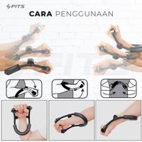 Gambar SFIDN FITS Power Wrist Exerciser | Arm Grip Exerciser | Hand Grip Tangan - HItam dari SFIDN FITS Shop Kota Tangerang Selatan 5 Tokopedia