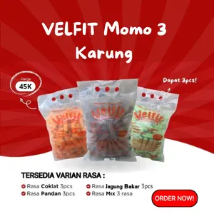 VELFIT SNACK MOMO  3KARUNG BISA MIX RASA 3
