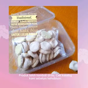 lulur badan tradisional, Param Beras Kencur Tradisional. sabun scrub