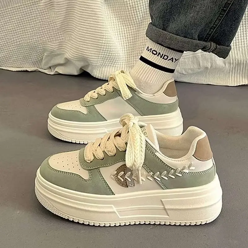 ARAN_Sepatu Sneakers Wanita Havana Motif kekinian SL03 Casual Sport Cewek Kasual Shoes Olahraga 1