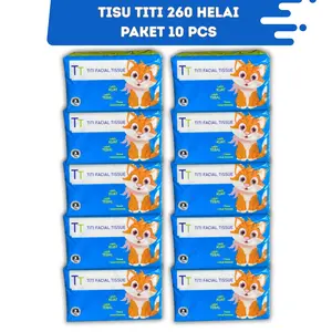 Tissue wajah TiTi 260 helai up to paket 10 pcs