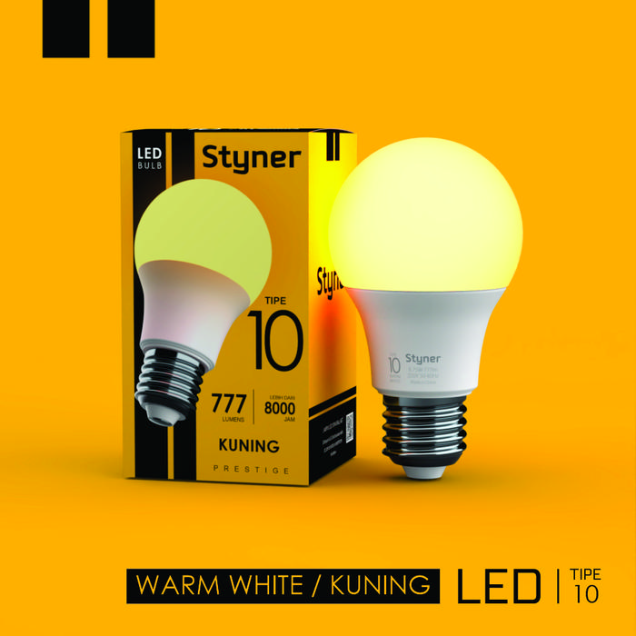 Gambar Lampu LED A BULB STYNER TIPE 10 KUNING dari 56 Mart Official Kota Surabaya Tokopedia