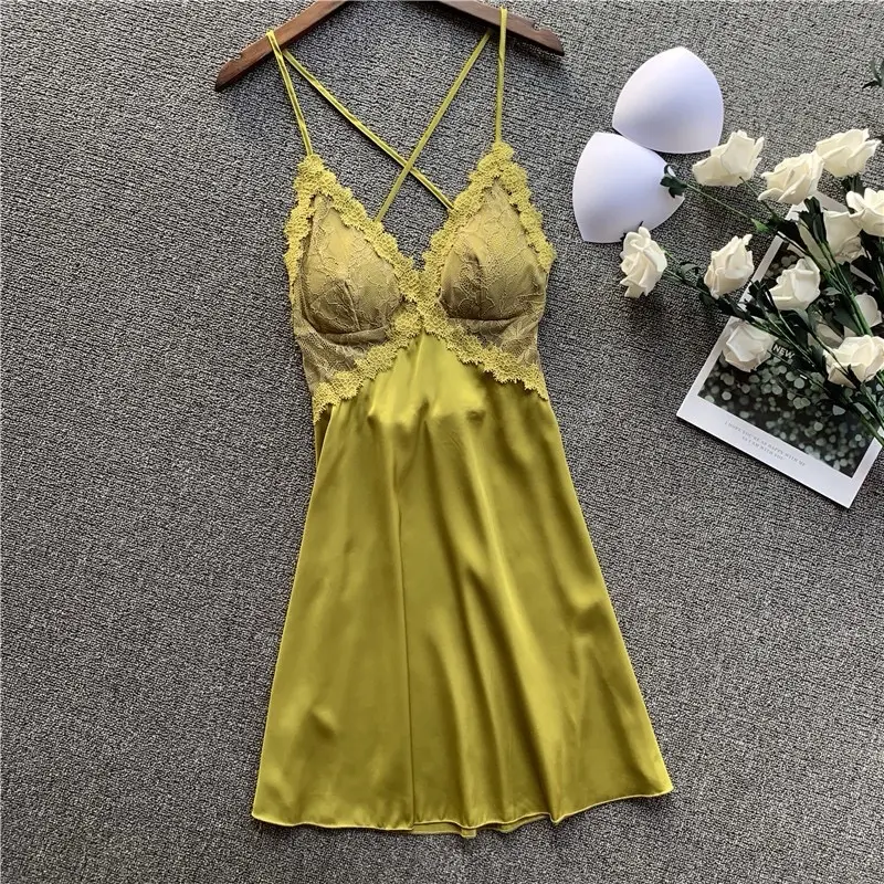 LILY - Gaun Tidur Malam - Lingerie Dress Cantik - Daster Kekinian Bahan Lembut - Baju Dinas Cantik - Baju Dinas Malam