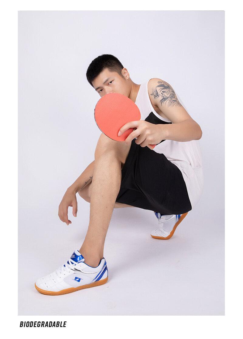Product Introduction of Table Tennis Shoes for Men Breathable Mesh Badminton Shoes for Children Non-slip Couple Tennis Sport Shoes Unisex Volleyball Shoes Indoor Sneakers for Women Big Size 33-44 13