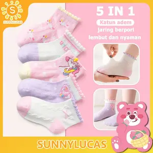 Sunny.Lucas (1-12 Tahun)Katun murni Baby Kaos Kaki Anak Motif Bayi Karakter Kaus Kaki perempuan Bayi kaki anak laki laki Socks Lucu Kartun Motif