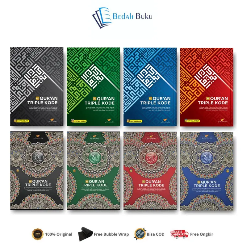 Al-Qur'an Triple Code HC & Al-Qur'an Triple Code SC New Cover - Qultummedia 6