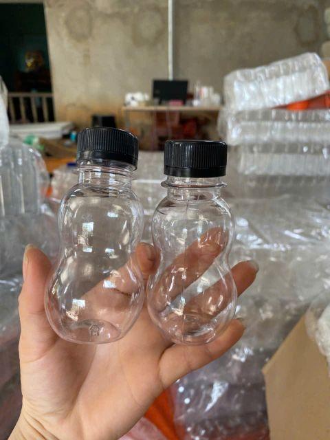 Product Introduction of 100chai tròn 100ml kèm nắp đen và trắng 1