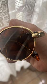 Product Review of Kacamata Hitam Wanita Fashion Oval ABL9000PR Full Set Box dan lap Sunglasses from m**r 1