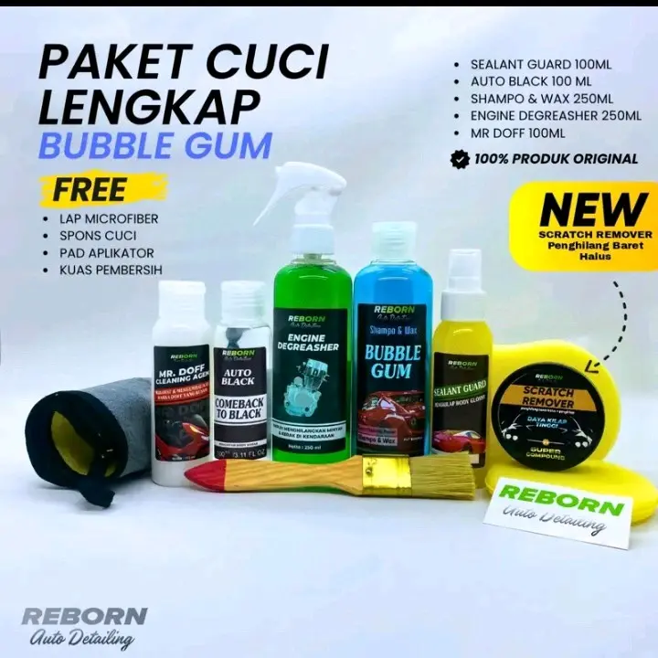 Paket Cuci Lengkap Motor dan Mobil Reborn Auto Detailing - Car 2