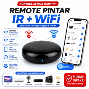 Tuya Remote Universal IR Wifi Smart Home S18 - Pengendali Jarak Jauh Pintar Untuk AC TV Kipas Kirim Dari Indonesia Kontrol Suara Alexa Google Home