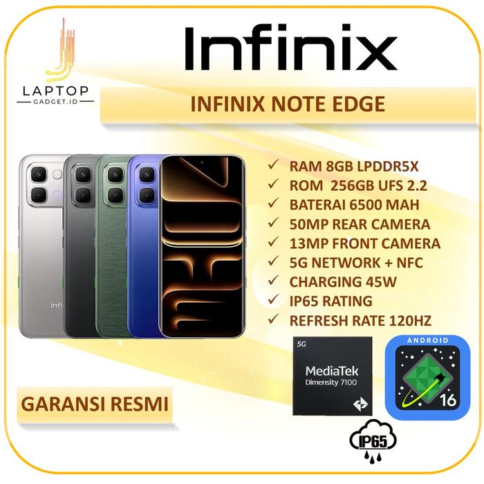 Promo [SPECIAL PROMO] Infinix Note Edge 5G RAM 8GB ROM 256GB AMOLED ...