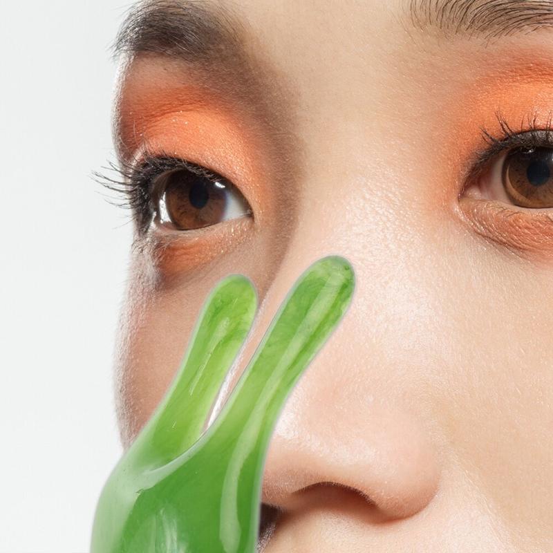 Promo Kecantikan // Alat Pijat Gua Sha Board Kristal Alami Untuk Kepala Hidung Dan Mata 2