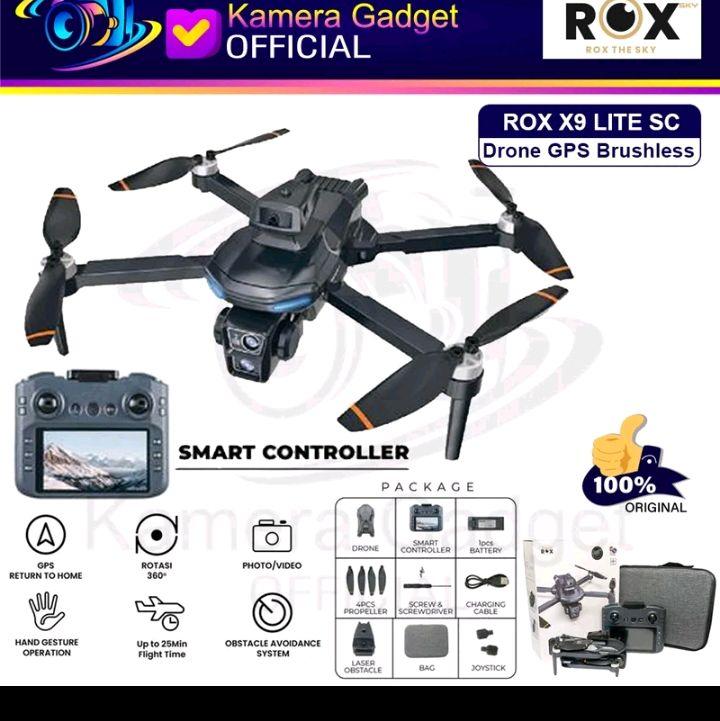 DRONE GPS ROX X9 LITE WITH SMART CONTROL.DRONE BRUSLESS DRONE RETURN ...