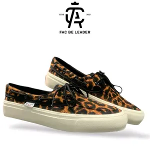 FAC Be Leader - Sepatu Slip On Tali Zapato C3 Leopard Og Pria Wanita - Sepatu Casual