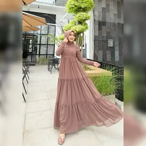 RAYAADRESS - BY DYLANSTORE CERUTY BABYDOLL PREMIUM GAMIS LEBARAN RAYA WANITA MUSLIM