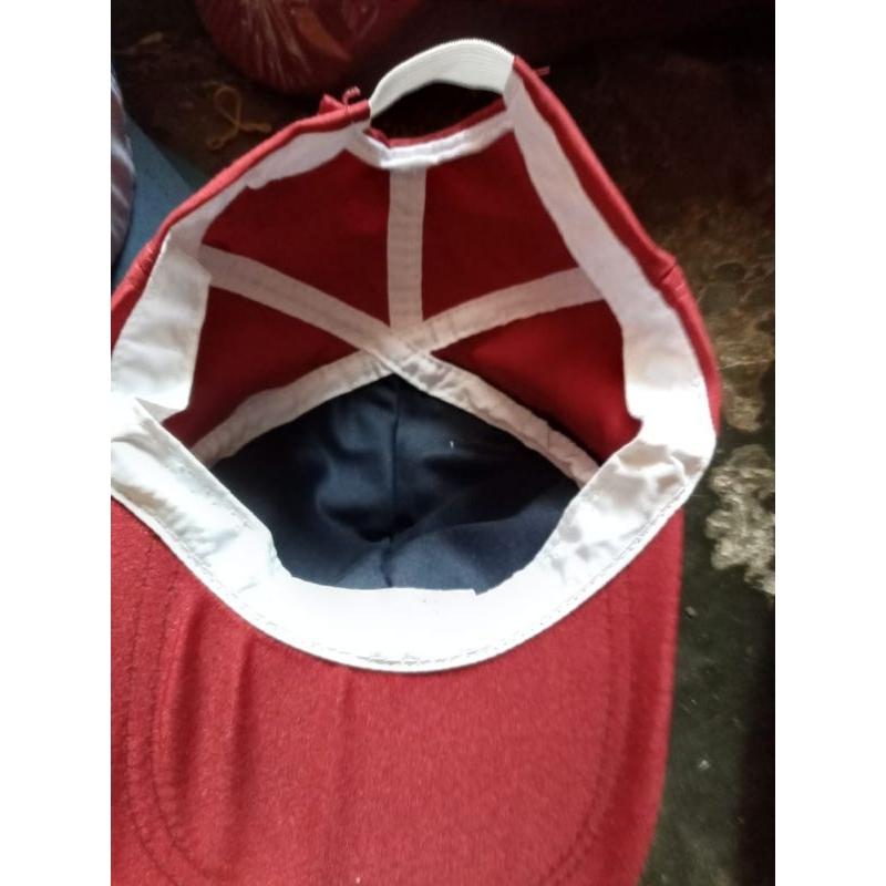 Topi SD SMP SMA SMK Topi Sekolah Seragam Sekolah Logo Bordir [ Minimal 10 Pcs ] Harga Murah Bisa Cod 1