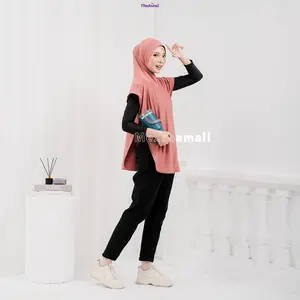 Hijab Rompi Sport Jumbo Ammora Material Jersey Premium Hijab Olahraga Syari Sport Murah Kekinian Shamira Baju Sporty Muslim Wanita Panjang