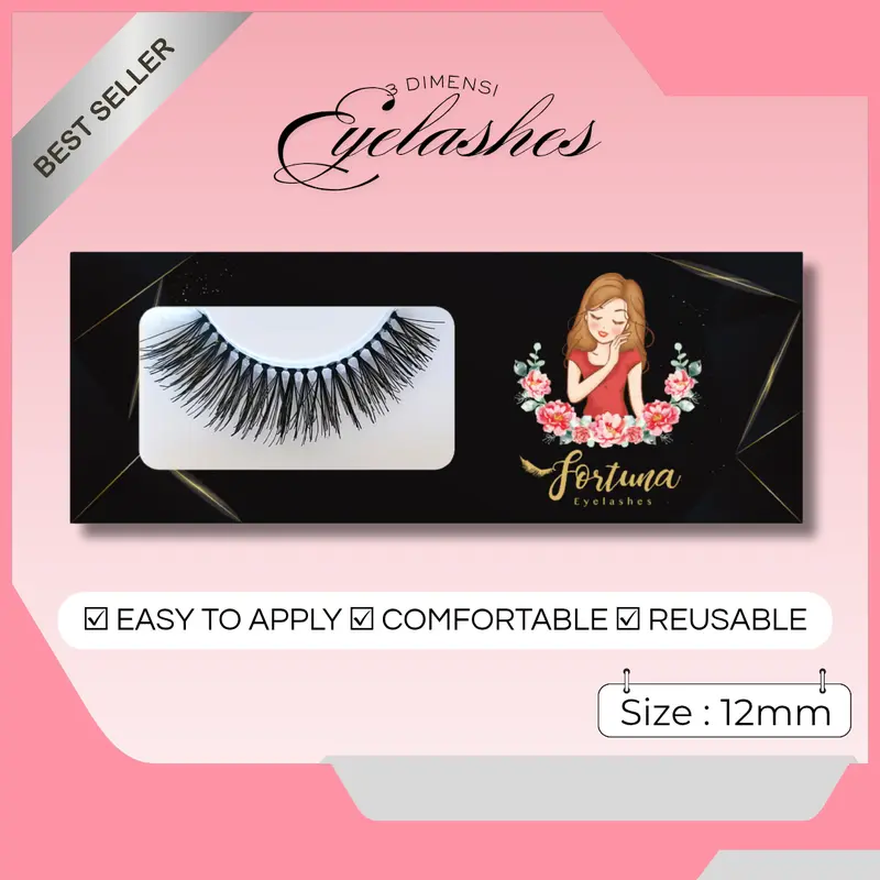 Bulu Mata Palsu 3d Tebal dan Lentik Cat Eyes Look | Kode R 3ds Bulumata Eyelash 0