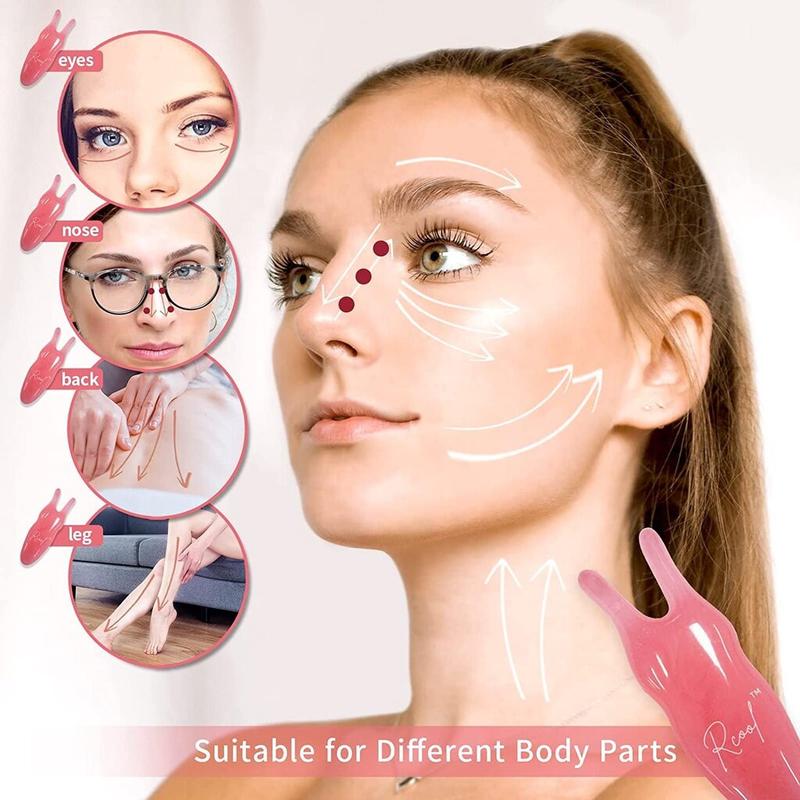 Promo Kecantikan // Alat Pijat Gua Sha Board Kristal Alami Untuk Kepala Hidung Dan Mata 3