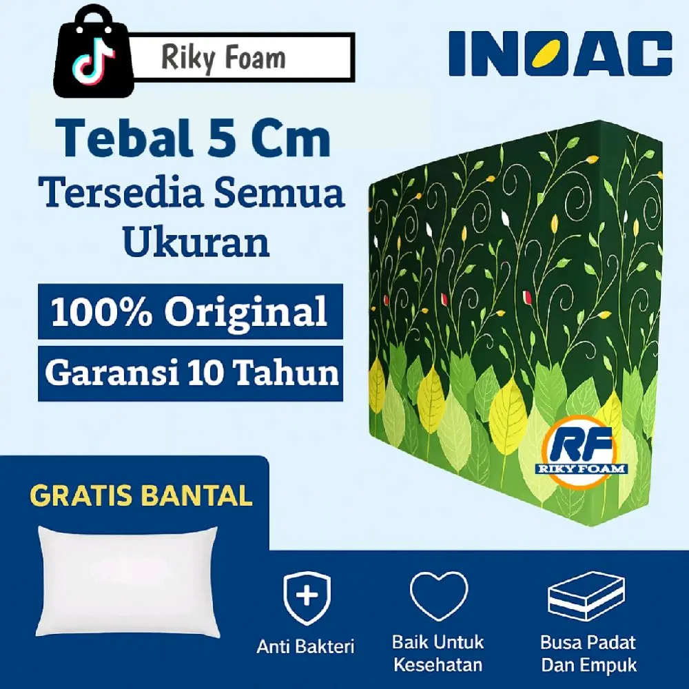 KASUR BUSA INOAC TEBAL 5 CM GARANSI 10 TAHUN Bantal Furniture