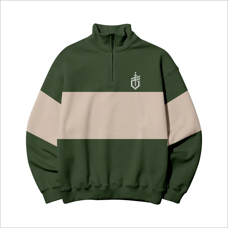 sweater rugby mtrl sweater unisex halfziper 3