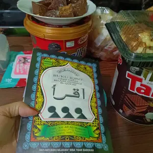Buku IQRO Besar / IQRO Bandel Besar Jilid 1-6 Cara Cepat Belajar Membaca Al Quran (ORIGINAL)
