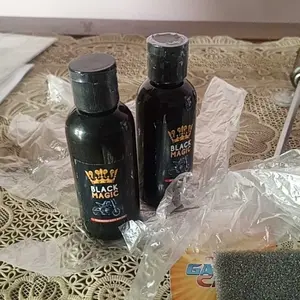 Promo Black Magic Penghitam Body Kasar Trim Dasbord Spakbord List Kaca DII Oil Kuat Tidak Mudah Luntur untuk Plastik Hitam Bertekstur