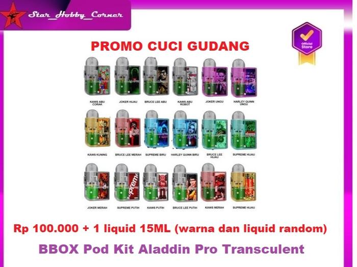 Jual BBOX Pod Kit Aladdin Pro Transculent Series l Vape Kit - Jakarta ...