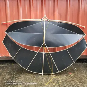 arku layangan gapangan Pegon ceper ukuran 100cm mudah terbang tinggal rakit