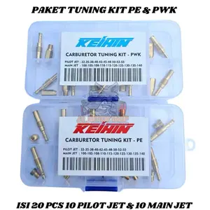 PAKET SPUYER PILOT JET MAIN JET 20 PCS PWK PE PWL PWM PJ NINJA TIGER 10 PILOT JET 10 MAINJET PAKET REPAIR KIT PWK PE PWL