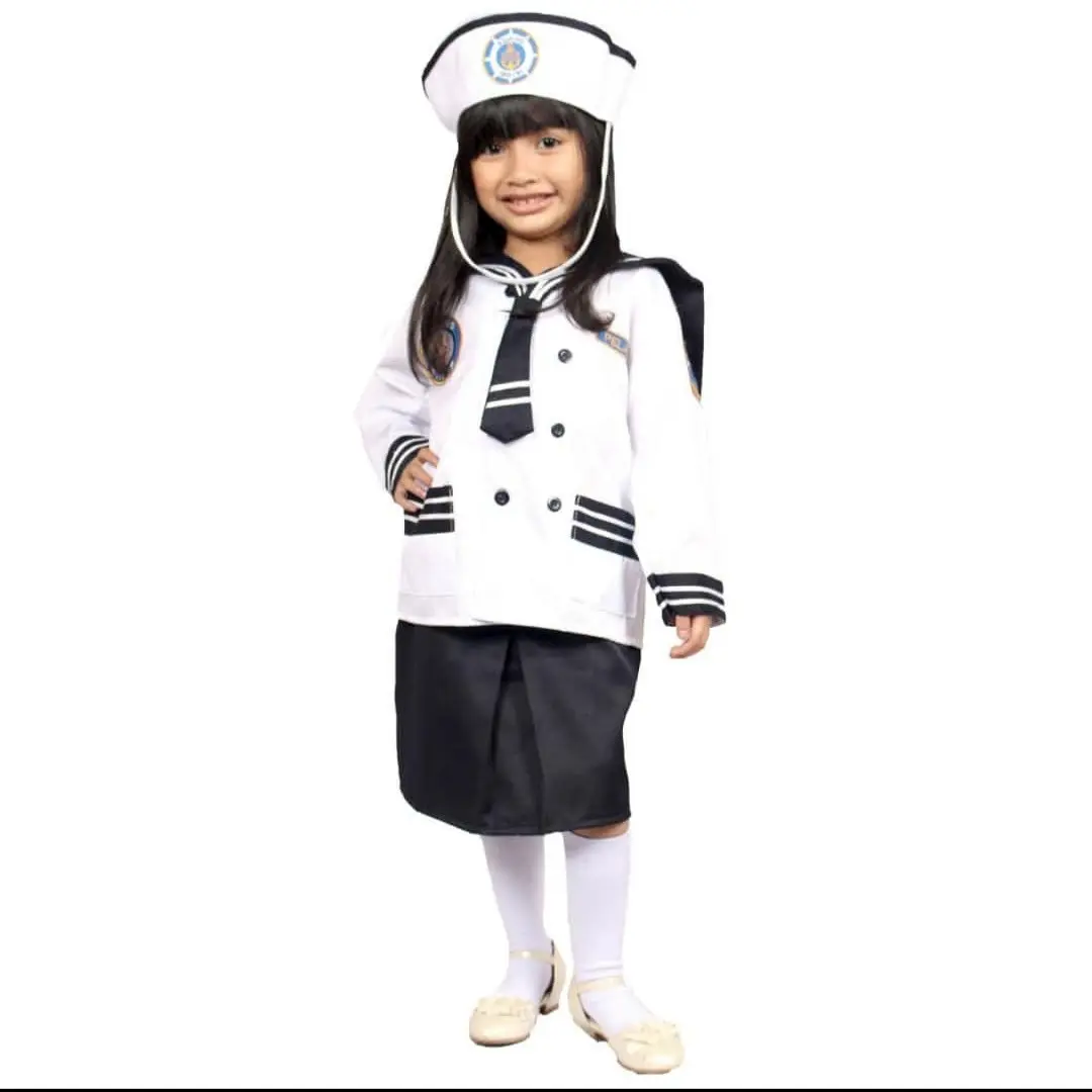 BAJU PELAUT atau POPEYE ANAK PEREMPUAN ANAK 3-12 TAHUN
