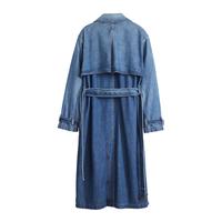 Gambar Levi's® Women's Spade Trench Coat (A8976-0001) - Blue, L dari Levi's Store ID Kota Tangerang 5 Tokopedia