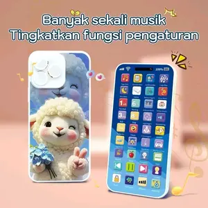 Mainan Telepon Anak 28 Tombol Modus dengan Musik dan Lampu Mainan Edukasi Anak / Mainan Telepon Anak  Modus Piano Interaktif Lampu Menarik & Suara Hewan Hadiah Edukatif untuk Anak / Mainan Edukasi Anak Telepon Anak anak Modus dengan Bersuara / Mainan Pons
