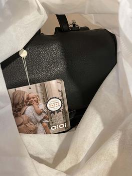 Product Review of Signature Diaper Backpack - Black Dimple Vegan Leather from b**s 0