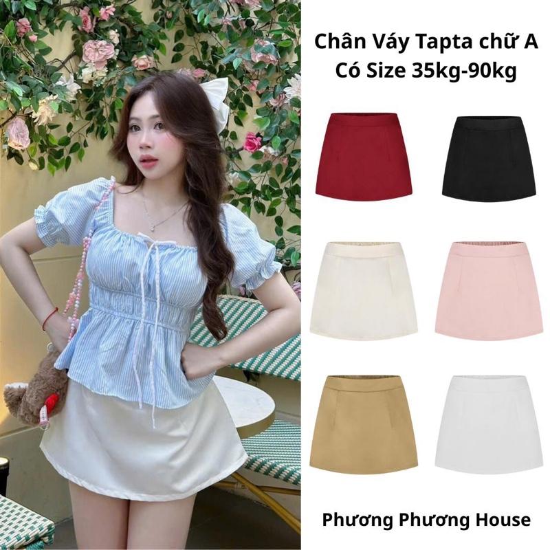 40kg-95kg Chân Váy TapTa Chữ A Minisize Bigsize Phương Phương House có quần bảo hộ