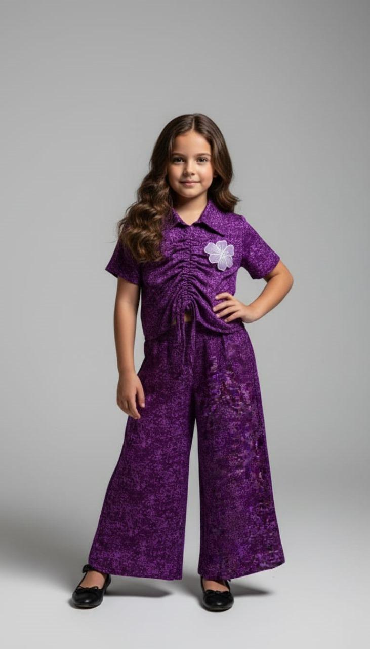 Setelan Crop Top Anak Perempuan Bahan Katun Whased Warna Mahogany Viral Usia 1-10 Tahun Cocok untuk Lebaran dan Aktivitas Sehari-hari Desain Modis dan Nyaman