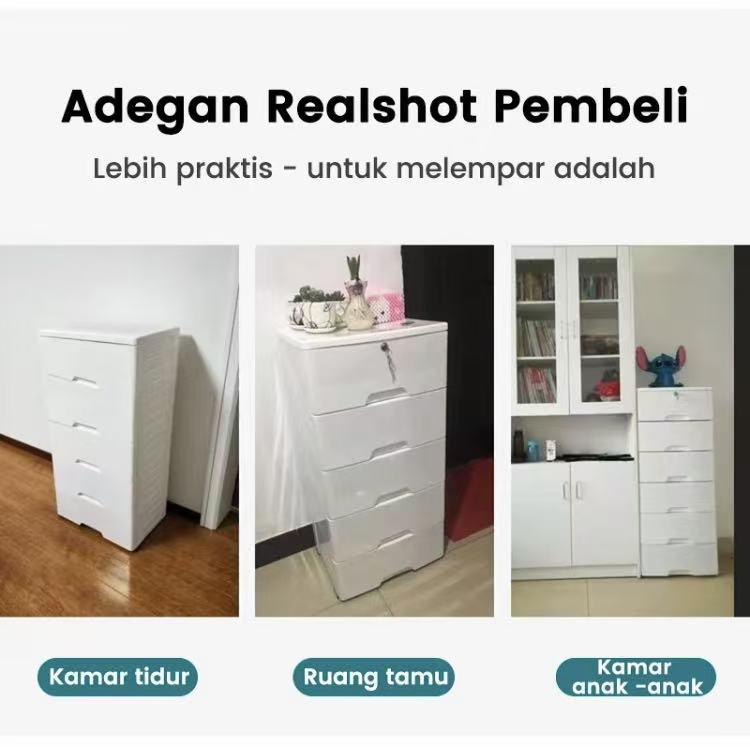 CuteBaby Lemari Pakaian/Lemariplastik/Laci Plastik/Kabinet Drawer Storage CabinetUkuran Jumbo 5 Tingkat Termurah Lemari Penyimpanan CuteBaby Lemari Pakaian/Lemariplastik/Laci Plastik/Kabinet Drawer Storage CabinetUkuran Jumbo 5 Tingkat Termurah Lemari Penyimpanan